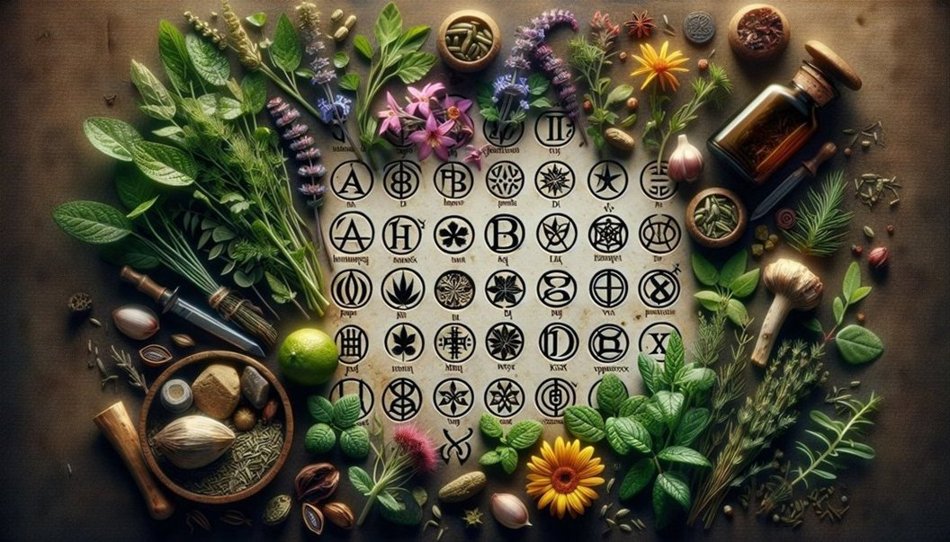 A collection of various herbs and their uses in natural medicine, emphasizing the power of herbal healing.